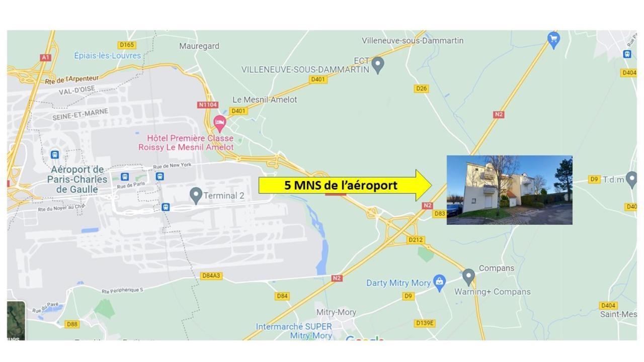 Le Stop N'Go Cdg - Airport - Asterix - Paris Thieux  Εξωτερικό φωτογραφία